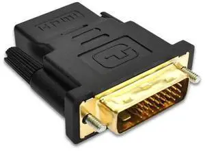 AOMOPROING DVI to HDMI Adapter, 3-Pack Bi-Directional DVI(24+1) Male to HDMI Female with Gold-Plated CordSupport 1080P for Computer, Monitor, Projector, TV, PS3/4/5 Nintendo Switch