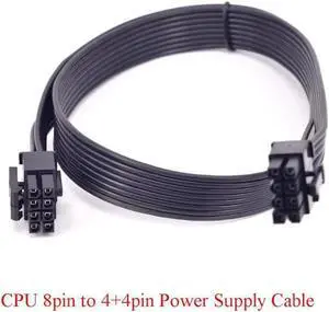 Aomoproing  CPU 8pin to 4+4pin Power supply Cable ATX 12V Durable 2xP4 to P8 for Corsair AX Series AX860 AX850 AX760 AX750 AXi Series AX1500i AX1200i AX860i AX760i