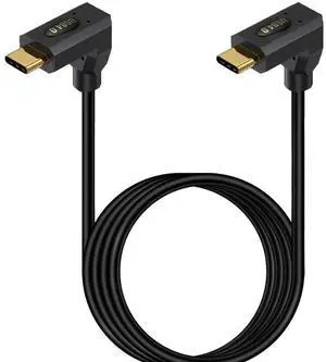 Aomoproing 2ft USB 4.0 Type C Cable, Bidirectional 40Gbps Data, 240W PD Charging, 8K@60Hz Video, Up Down to Up Down Angle Male Cord for Thunderbolt 4/3, Smartphones, Laptops, Monitor, Gaming Console