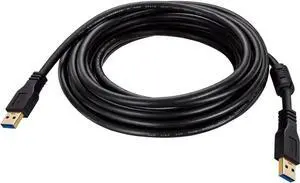 Aomoproing USB to USB Cable Male to Male 20 ft Long USB 3.0 Cable A to A for Data Transfer Hard Drive Enclosures Printer Modem Cameras