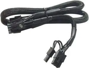 Power Supply Cable GPU PCIE Dual 8-pin Replacement for HX RM 750mm Type 4 HX1200 RM1000i / CX450M CX650m RM550X RM650X RM1000X RM750 RM850 80 Plus/SF SF450 SF600 SF750 80Plus