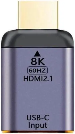 Aomoproing USB-C Type C Female Source to HDMI Sink HDTV Adapter 8K@60hz 4K@120hz for Tablet Phone Laptop