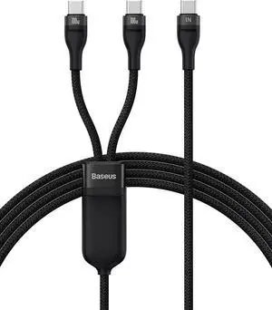 Aomoproing USB C Cable 100W 4.9FT 5A Type C Charger Cable Fast Charging 2 in 1 Multi Charging Cable, Nylon Braided USB C to USB C Cable for AIR/Mini 6 MacBook Galaxy S22 21 S10 Note