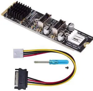 Aomoproing Dual Type-E 20pin 10Gbps USB 3.1 Front Panel Socket to NVME NGFF M-Key Express Card Adapter for Motherboard