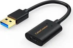 Aomoproing CableCreation USB 3.1 USB C Female to USB Male Adapter 5Gbps USB to USB C Adapter, USB A to USB C Adapter Female USB C Adapter for Laptops Logitech StreamCam, etc