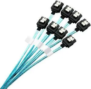 Aomoproing Hot Plug 7pin High Speed 6Gbps 4 SATA Cable for Server 60cm Length Aomoproing Hot Plug 7pin High Speed 6Gbps 4 SATA Cable for Server 60cm Length