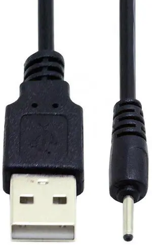 USB to DC 2.0x0.7mm Cable,USB 2.0 Type A Male to DC 5V 2.0x0.7mm Power Round Plug Cable 24AWG 100cm