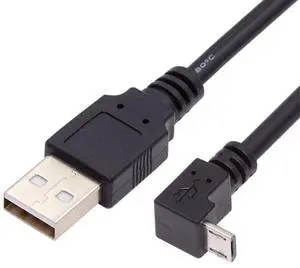 USB to Micro USB Cable,USB 2.0 Male to Micro USB 5Pin Male 90 Degree Down Angled Charge Data Transfer Extension Cable 1.0M USB to Micro USB Cable,USB 2.0 Male to Micro USB 5Pin Male 90 Degree Down Angled Charge Data Transfer Extension Cable 1.0M