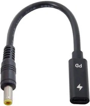 CY USB C to DC 20V 5.5x2.5mm PD 65W Charge Cable