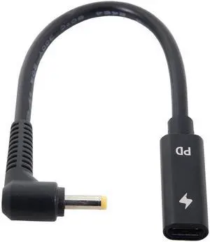 USB C to DC 20V 4.0x1.7mm PD 65W Charge Cable for Laptop