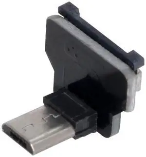Micro USB 2.0 Male 90 Degree Down Angled Flat Connector Support 480Mbps Data Transfer 5V Charging for Ribbon Cable,Raspberry Pi, GoPro,Drone, Camera, Gimbal