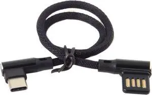 5.91 Inch Short USB C Cable,Dual 90 Degree Angled USB 2.0 to USB C Data Charging Extension Nylon Braided Cable for Power Bank 5.91 Inch Short USB C Cable,Dual 90 Degree Angled USB 2.0 to USB C Data Charging Extension Nylon Braided Cable for Power Bank