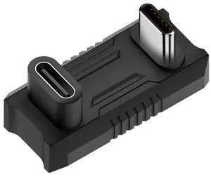 USB C Extender Adapter,USB C Male to Female 180 Degree Angled Adapter for ROG Ally,Steam Deck,Switch,Support 20Gbps Data Transfer PD 140W Fast Charging and 8K@60Hz Video