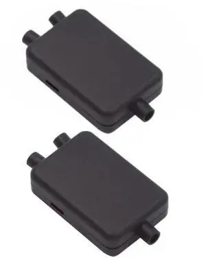 2 Pack USB 2.0 HUB 1 to 2 Splitter DIY Solder Cable Adapter for Strain Relief OD 3.0mm Cable