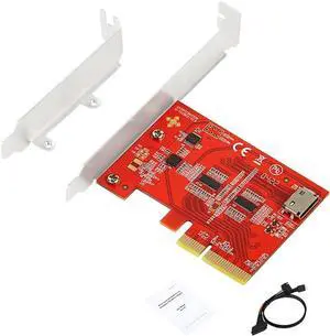 PCIe 4.0 x4 to U.2 Expansion Card with Cable  Oculink SFF-8612 to SFF-8639 NVMe SSD Adapter, Gen4 16GT/s High-Speed Data Transfer for Server, Desktop, and Workstation