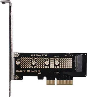 PCIe to M.2 NVMe SSD Adapter Card, PCI Express 4.0 X1/X4/X8/X16 Expansion Converter \u2013 Supports 2230/2242/2260/2280 M.2 NVMe Drives, Compatible with Windows, Linux, macOS (PCIE x4 to M.2)