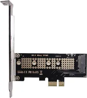PCIe to M.2 NVMe SSD Adapter Card, PCI Express 4.0 X1/X4/X8/X16 Expansion Converter \u2013 Supports 2230/2242/2260/2280 M.2 NVMe Drives, Compatible with Windows, Linux, macOS (PCIE x1 to M.2)
