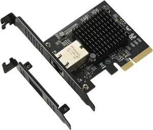 PCIe x4 10G Network Card IO-PCE113-GLAN, AQC113 Chip 10G/5G/2.5G/1G RJ45 Ethernet Adapter, Compatible with Desktop PC, Server, NAS, and Soft Router Systems (Not Compatible with Apple System)