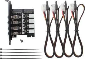 PH3 Desktop Rear 4-Way Hard Disk Control Board Optical Drive Power Control Switch SATA Power Expansion Card