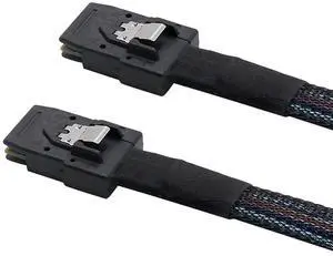 Heretom Internal Mini SAS HD Cable, Mini SAS SFF-8087 to SFF-8087 Cable, 6 Gbps, 1M/3.3FT