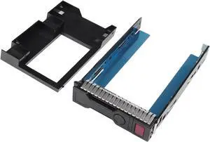 2.5 to 3.5 Hard Drive Adapter SSD, 3.5 Hard Drive Tray Caddy 651314-001 651320-001 with 2.5 Hard Drive Caddy Adapter Compatible for H-P Proliant G8/G9 DL380e BL420c BL460c BL660c DL360e DL360p DL380p