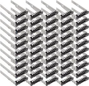 50 Pack Hard Drive Bracket 2.5" SSD Caddy 8FKXC Hard Drive Caddy SAS SATA Caddy Compatible for D-ELL PowerEdge R720 R630 R730 R830 R930 T430 T440 T640 R720XD - OEM