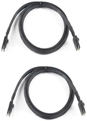 Heretom 2PCS Internal Mini SAS 36-Pin 8087 to SFF-8087 Cable 1M 3.3 Feet