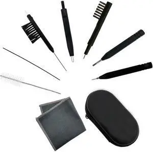 Hearing Aid Cleaning and Care Kits Portable Cleaning Tools with Case Suitable for Earbud, Headphones, Airpods, Hearing Amplifier (9)