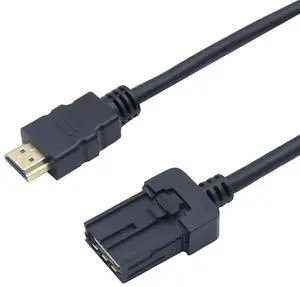 High-Definition E Type Male to AM Male Car 4K Audio Video Cable \u2013 Compatible with HDMI 2.0, Anti-Vibration High Speed Digital Multimedia Connector, Supports 4K Ultra HD (3M)