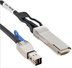 MiniSAS HD SFF-8644 to QSFP 40G SFF-8436 Server Cable \u2014 12Gbps 28AWG 10 Ohm High-Speed Stacking Internal Connection Cable, Black (1M)