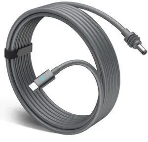 Mini USB-C to DC Power Cable Compatible with Starlink Mini, 100W with Colorful Breathing Light \u2013 Waterproof Zinc Alloy Power Cord (393.7, Inches)