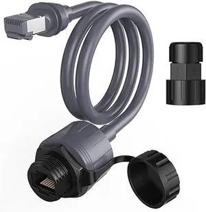 Ethernet Adapter RJ45 Coupler  GIGA-BIT Waterproof Network Cable Connector, IP68 Rated, Compatible with Starlink V3 Communication Cables