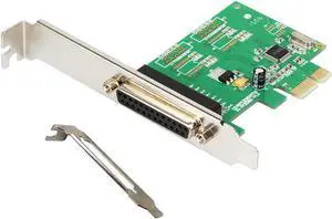 PCIe to DB25 Parallel Port Expansion Card  Industrial-Grade LPT Printer Interface | WCH382L Chip | Compatible with PCIe x1/x4/x8/x16 | Includes Low Profile Bracket