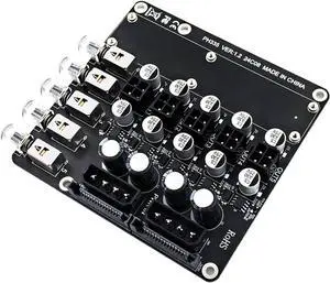 PH335 5-Way Hard Disk Control Board Computer Host ATX Power 12V 5V Switcher SATA Large 4Pin Power Control Switch