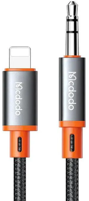 mcdodo AUX Cord Cable for iPhone Lightning to 3.5 mm Audio Cable for Car/Headphone/Speaker Compatible with iPhone 14 13 12 11 Pro Max Mini XR XS 8 iPad iPod