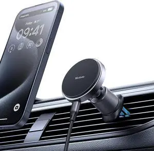 mcdodo for Magsafe Car Mount Charger [18 Strong Magnets], for Car air Outlet, 15W Wireless Car Charge, Universal Phone Mount for Car Wireless Charger Fits iPhone 15 14 13 12