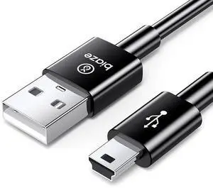 USB to Mini USB Cable, 0.5M/1.6FT USB 2.0 A Male to Mini B Cord for Dash Cam, External Hard Drive, Camera, GPS, MP3 Player, GoPro Hero 3/2/1, Data Sync and Charging Cable