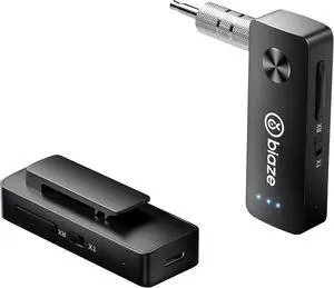 Bluetooth 5.3 Transmitter and Receiver, Plug and Play 3.5mm Audio Adapter, Wireless Car Aux & Headphone Adapter for Phone, Switch, TV, PC