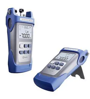 10mW Fiber Optical Power Meter & Visual Fault Locator Combo, 10km Red Light Source with FC/SC/ST Adapters for Fiber Optic Cable Loss Testing