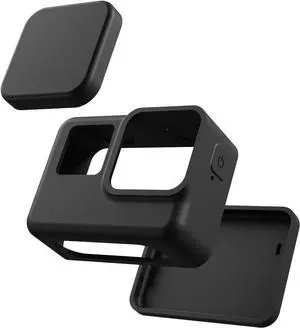 TELESIN Silicone Case Frame Housing Cage Protective Sleeve with Lens Cover Cap for Insta360 Ace Pro Insta 360 Camera Mount Accessories (for Insta360 Ace)