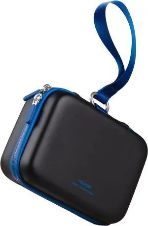 TELESIN DisAdv Carrying Case for Action 6/Action5 Pro, Waterproof Hard Carrying Bag for Camera Batteries Filter Mount Accessories, D-J-I Osmo Case - Shock-Absorbent Hard Shell Action Camera Bag, Black