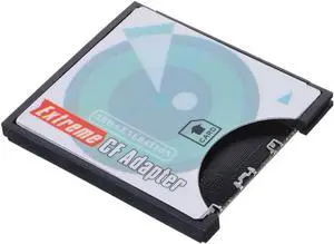 Camera SD SDHC SDXC to High-Speed Extreme Compact Flash CF Type I Memory Card Adapter Camera SD SDHC SDXC to High-Speed Extreme Compact Flash CF Type I Memory Card Adapter