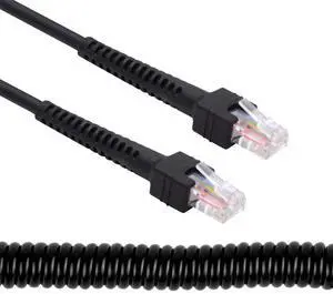 RJ45 Cat6 8P8C UTP Male to Male Stretch Coiled Cable LAN Ethernet Network Patch Cord 100cm RJ45 Cat6 8P8C UTP Male to Male Stretch Coiled Cable LAN Ethernet Network Patch Cord 100cm