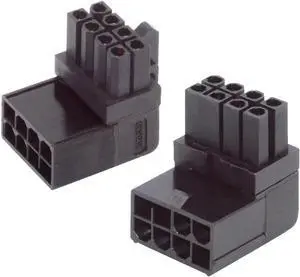 2pcs/lot ATX 8P Male to Female 90 Degree Up Down Angled Power Header Adapter for GPU Graphics Card 2pcs/lot ATX 8P Male to Female 90 Degree Up Down Angled Power Header Adapter for GPU Graphics Card