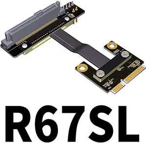 ADT-Link mPCIe (Mini PCI-E) to U.2 SFF8639 Extension Cable for U.2 SSD to Mini-PICIe Card Slot Extension (30cm, R67SL) ADT-Link mPCIe (Mini PCI-E) to U.2 SFF8639 Extension Cable for U.2 SSD to Mini-PICIe Card Slot Extension (30cm, R67SL)