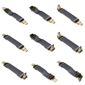 Shielded 2.0 Micro HDMI D to Micro HDMI D Type 2K/144hz 4K/60Hz Computer Wire Standard Flat Ribbon Cable (30cm, D2-D2(Male-Male)) Shielded 2.0 Micro HDMI D to Micro HDMI D Type 2K/144hz 4K/60Hz Computer Wire Standard Flat Ribbon Cable (30cm, D2-D2(Male-Male))