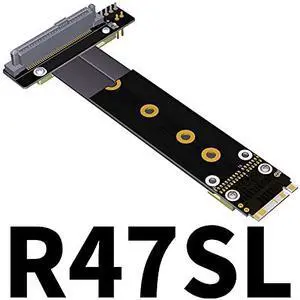 M.2 NVME Key M to U.2 SFF 8643 NVMe Extension Cable (5cm, R47SL) M.2 NVME Key M to U.2 SFF 8643 NVMe Extension Cable (5cm, R47SL)