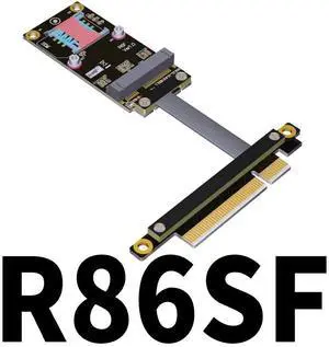 PCIe x8 to mPCIe Adapter Extension Cable. (50cm, R86SF) PCIe x8 to mPCIe Adapter Extension Cable. (50cm, R86SF)