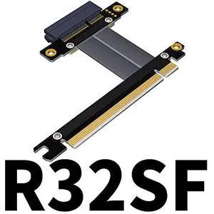 PCI Express 3.0 x16 to x4 Extension Cable 90 180 270 Degree (20cm, R32SR) PCI Express 3.0 x16 to x4 Extension Cable 90 180 270 Degree (20cm, R32SR)