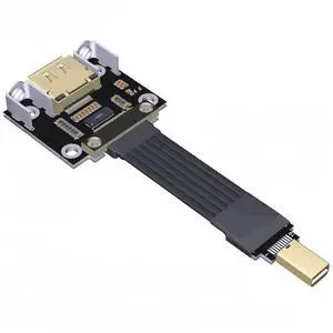 mini DP to DP Flat Cable (30cm, M5A-P8B) mini DP to DP Flat Cable (30cm, M5A-P8B)